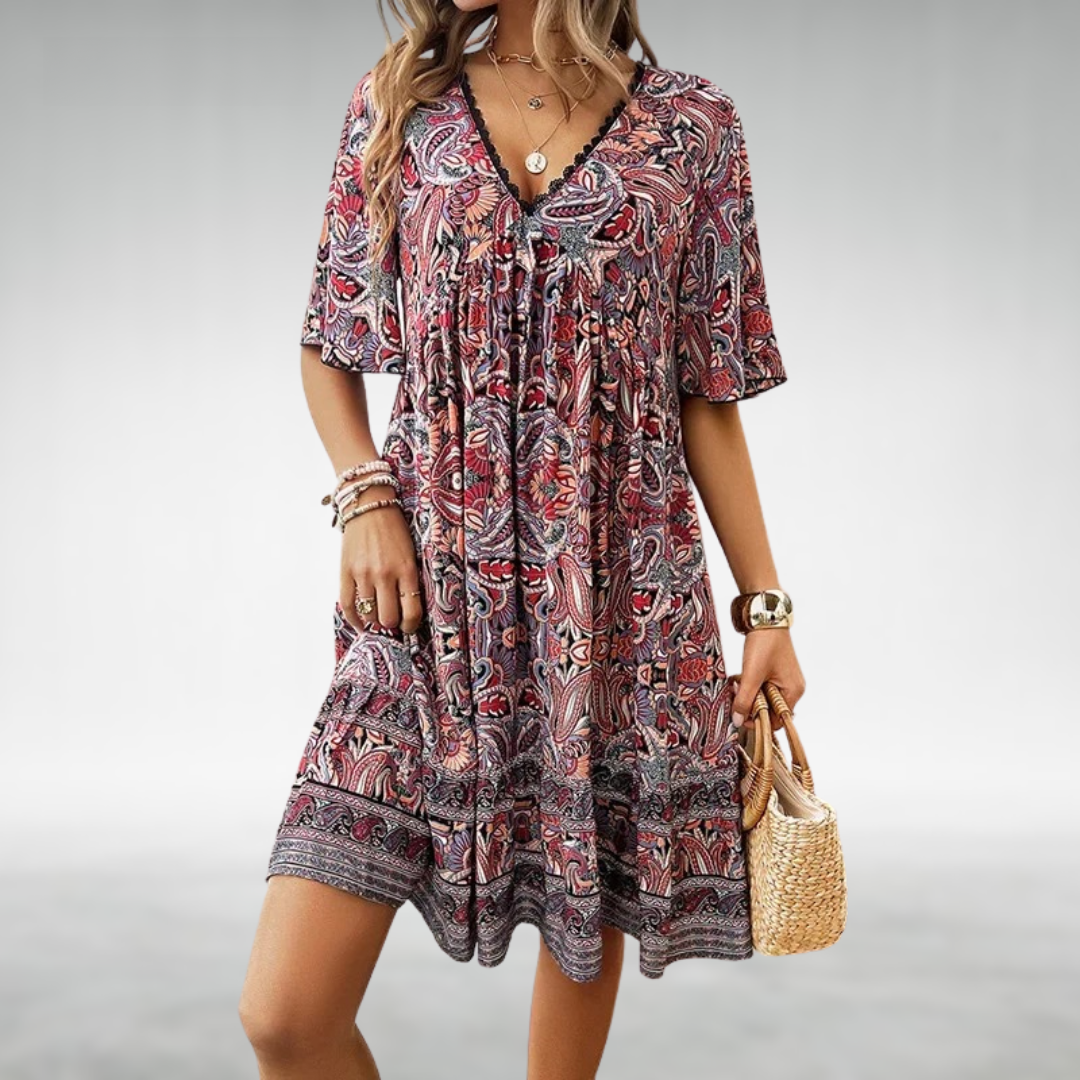 Adriana Boho Mini Dress | Women's Dress