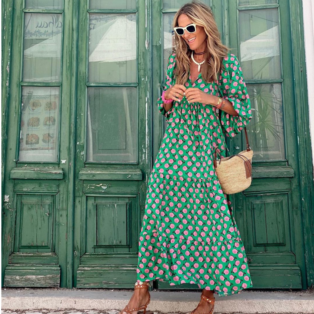 Cassandra Geometric Print Dress | Women's Dress