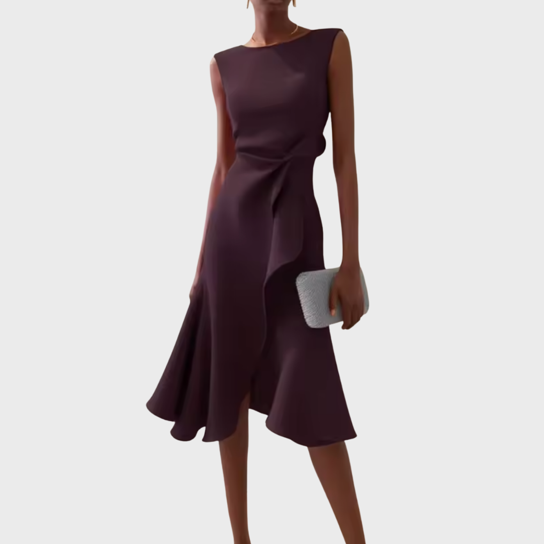 Vexa Asymmetric Midi Dress | Women's Dress