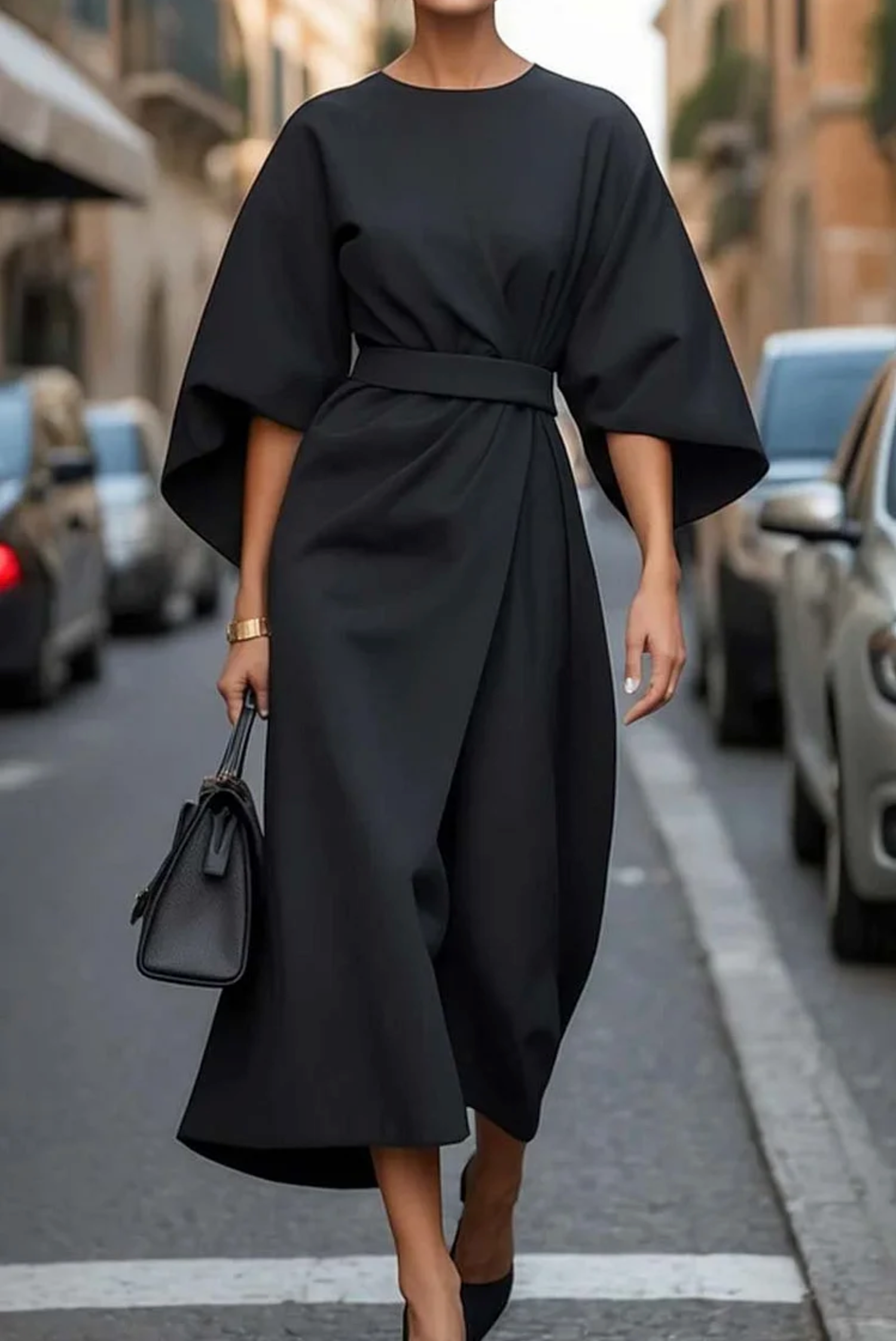 Kira Flowing Sleeve Dress | Women's Casual Dress