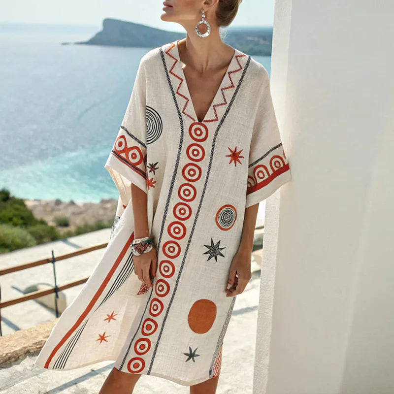 Layla Premium Beach Dress | Women's Summer Dress in Silk