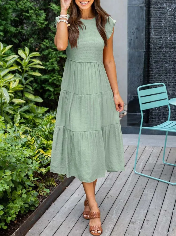 Cyrene Linen Summer Dress | Women’s Dress