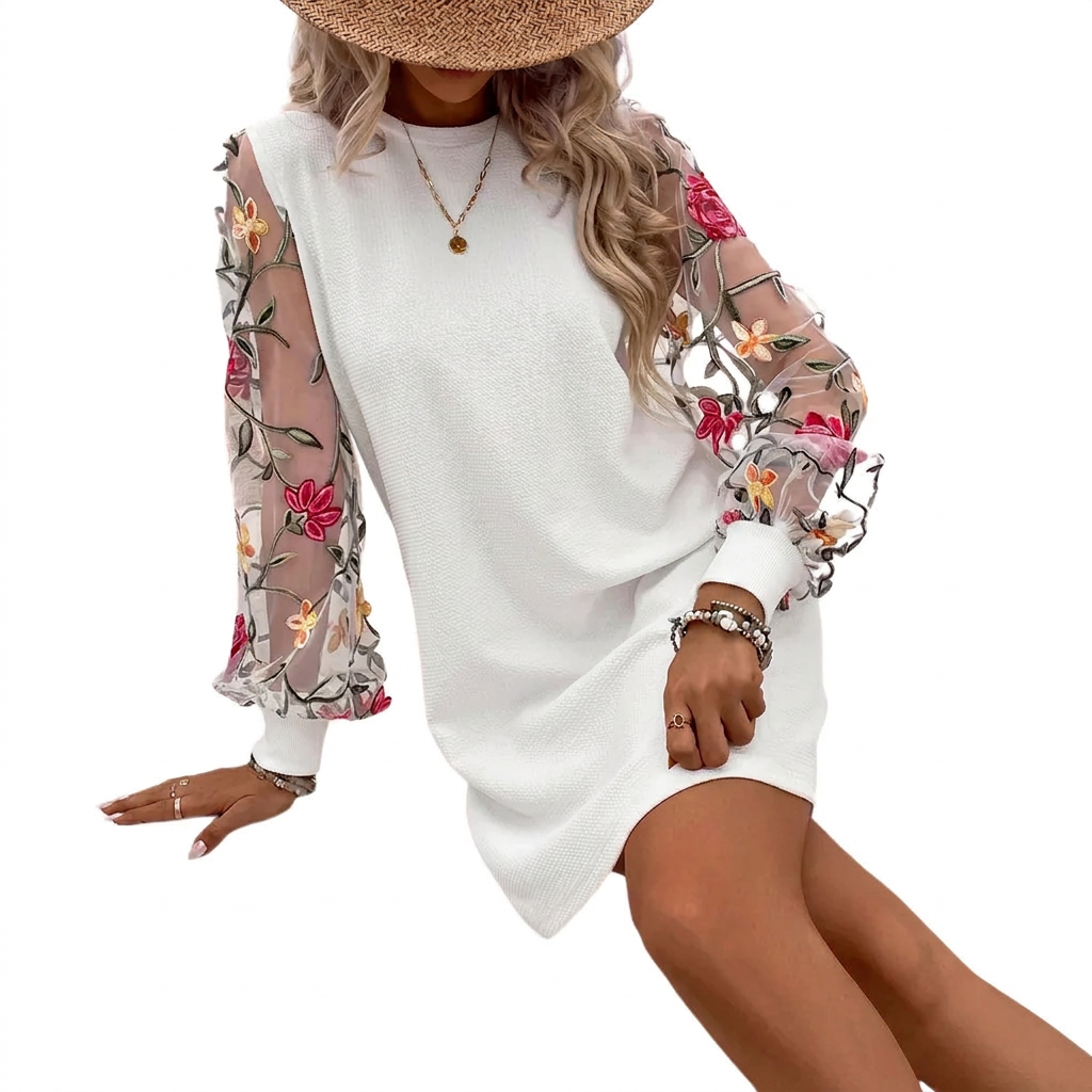 Mireille Floral A-Line Dress | Women's Summer Dress