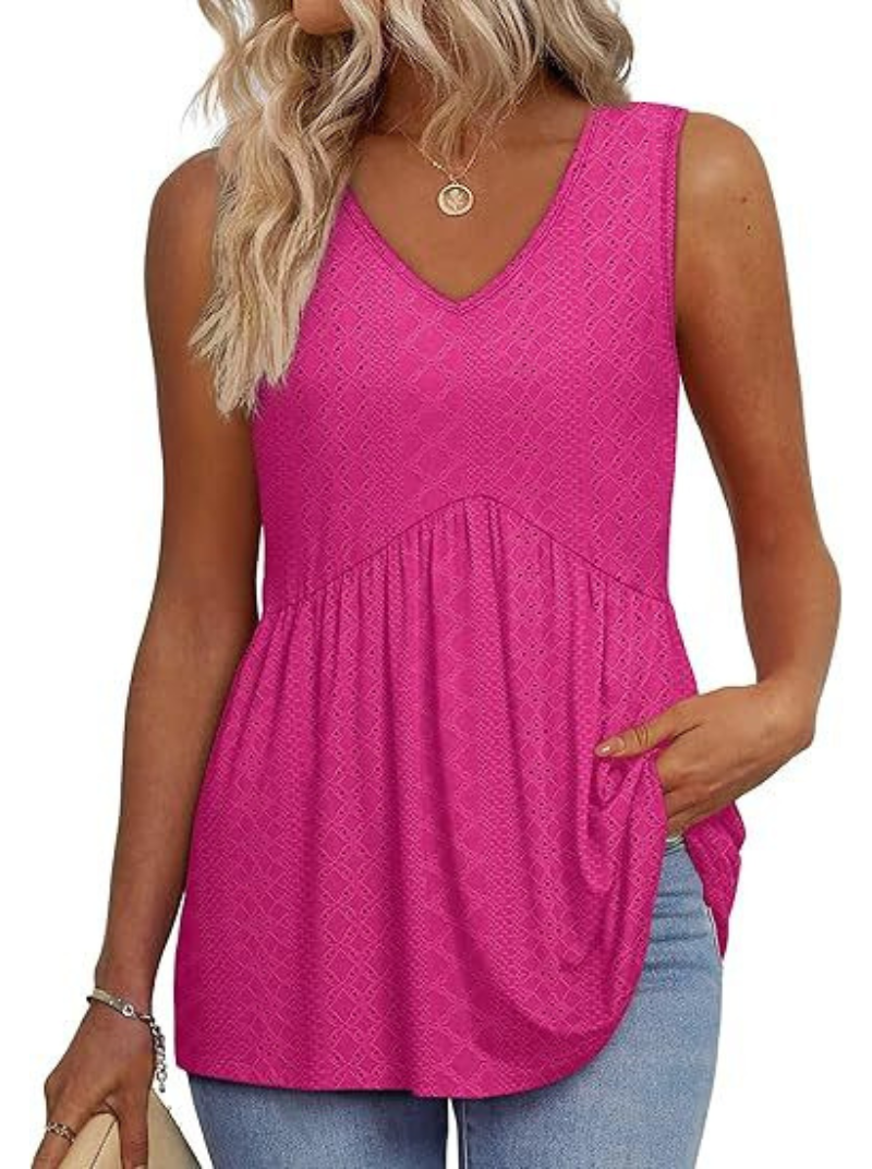 Annie Casual Sleeveless Top | Women's Daily Top