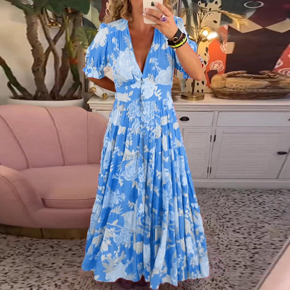 Zuri Vibrant Floral Plus Size Dress | Women's Summer Dress