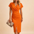 Raya Midi Dress | Women's V-Neck Midi Dress